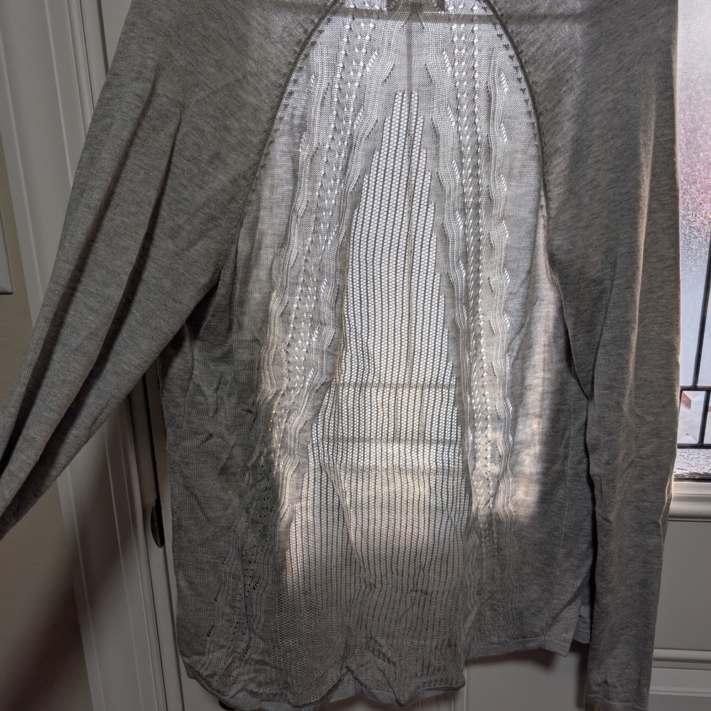 Maurices Light Gray Women's Cardigan - Picture 7 of 7